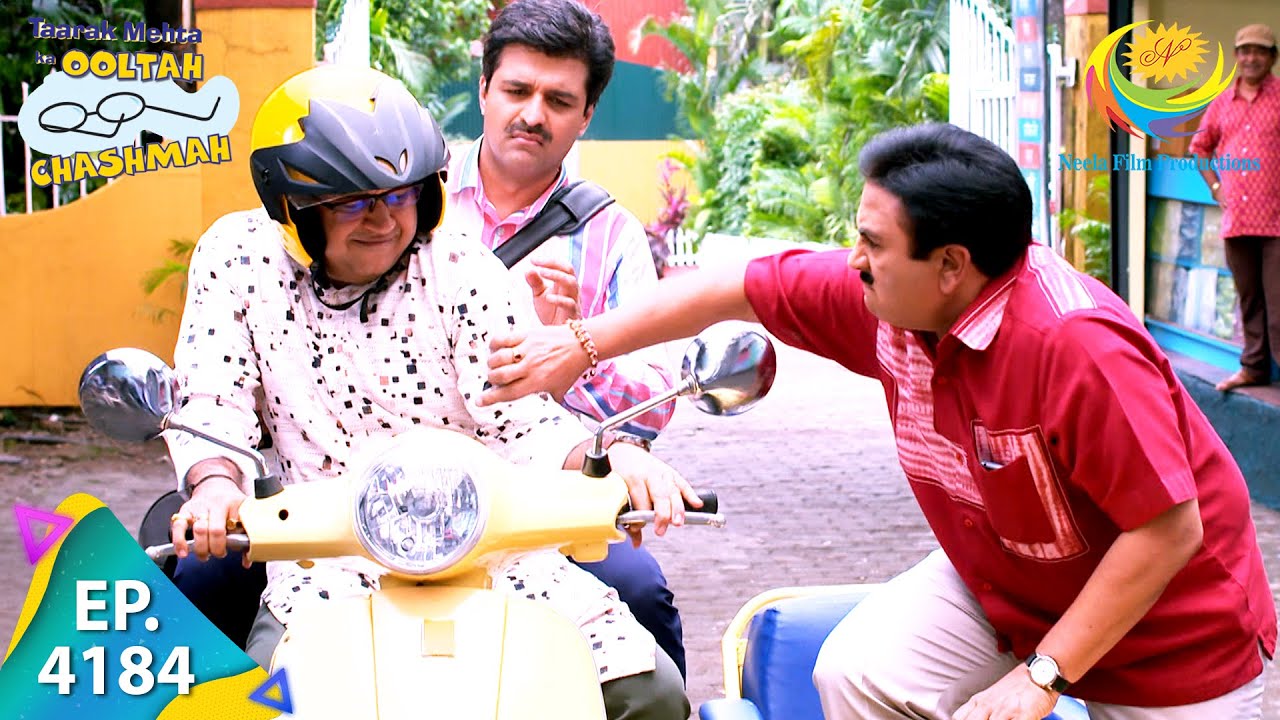 Jethalal Asks Bhide For A Lift | Taarak Mehta Ka Chashmah | Full Episode 4184 | 7 Sep 2024
