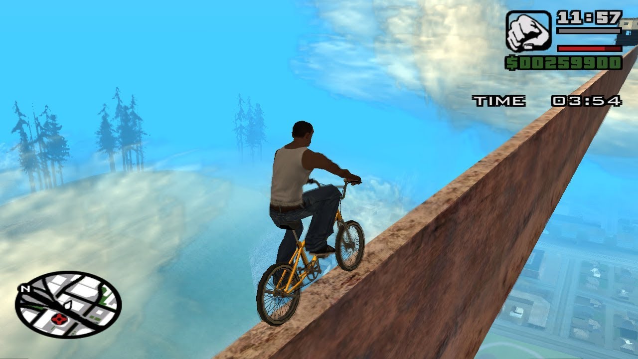 Самый сложный трюк в паркуре в истории GTA San Andreas