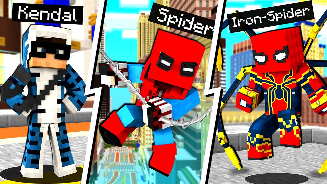 SONO DIVENTATO SPIDERMAN SU MINECRAFT   ITA