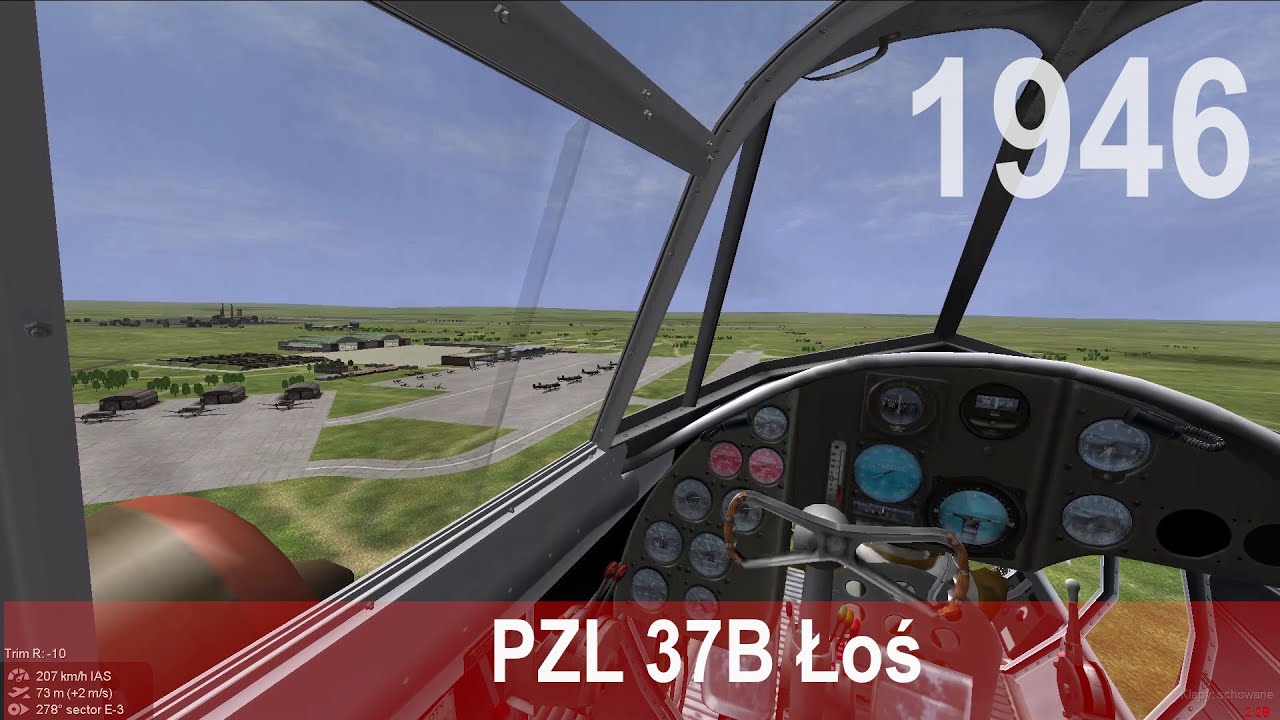IL-2 1946: PZL.37 B Łoś legendarny samolot bombowy