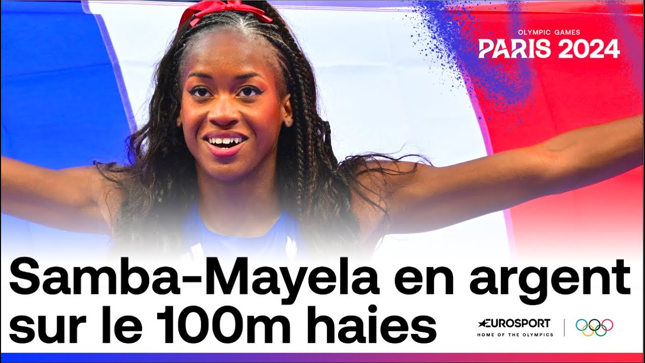 JO PARIS 2024 - La sensation Samba-Mayela décroche une magnifique médaille d'argent au 100m haies