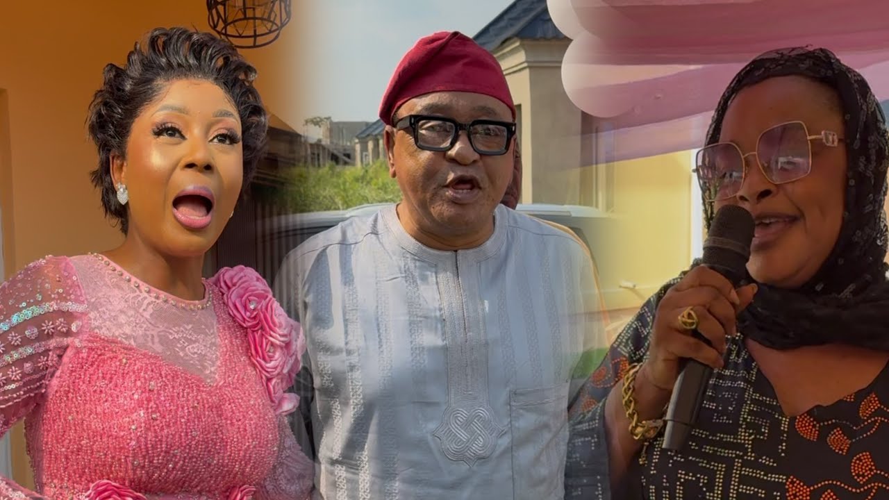 SEE HOW PRINCE JIDE KOSOKO & AUNTY TOYOSI SURPRISE & PRAY FOR PEJU AJIBOYE @ HER HOUSE WARMING PARTY