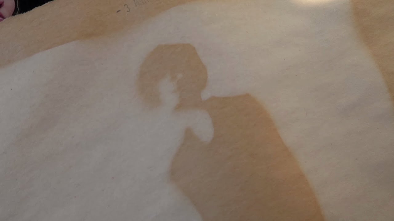 SPECIAL ART LIFE TECHNIQUES: How to make a stencil with light on newsprint paper