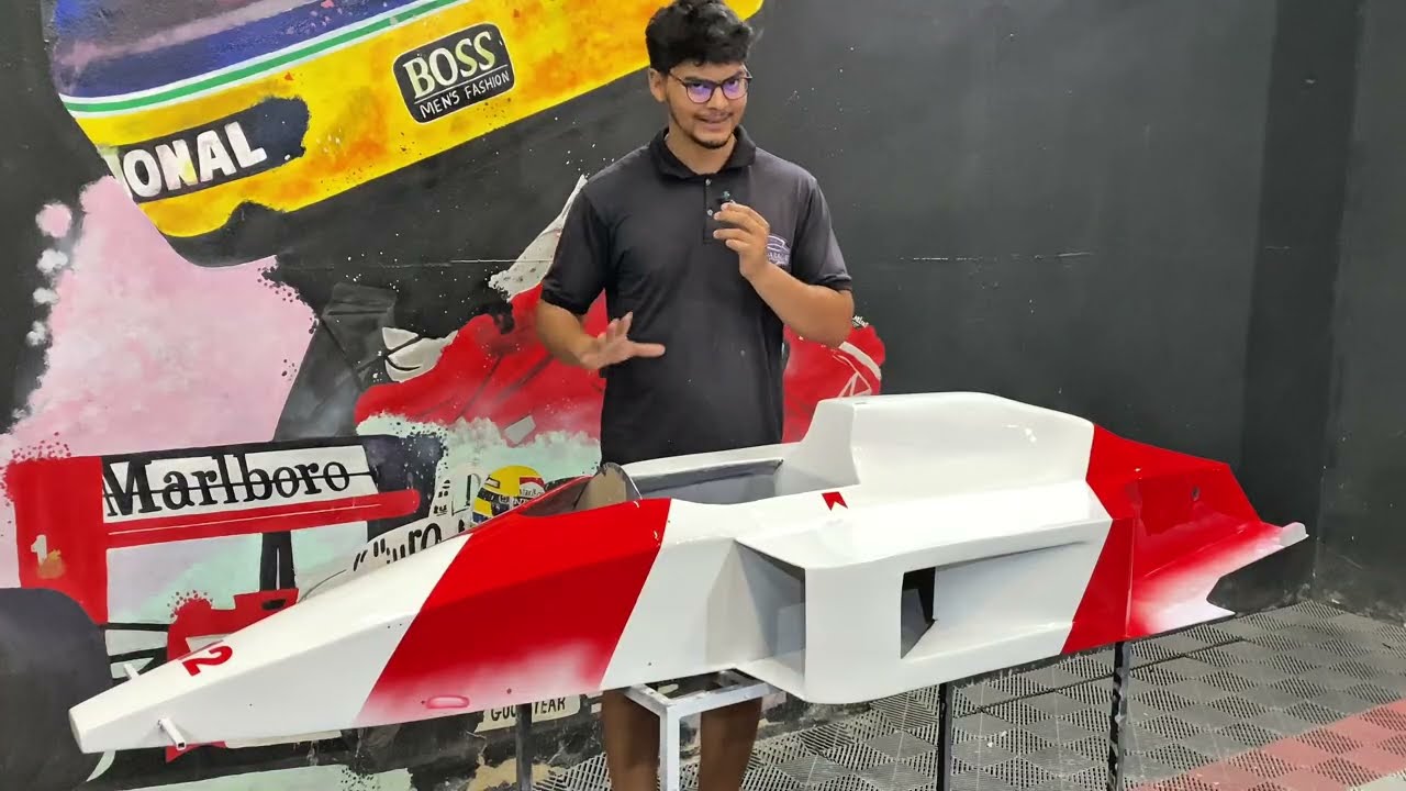 INICIAMOS A PINTURA DO NOSSO FORMULA 1.