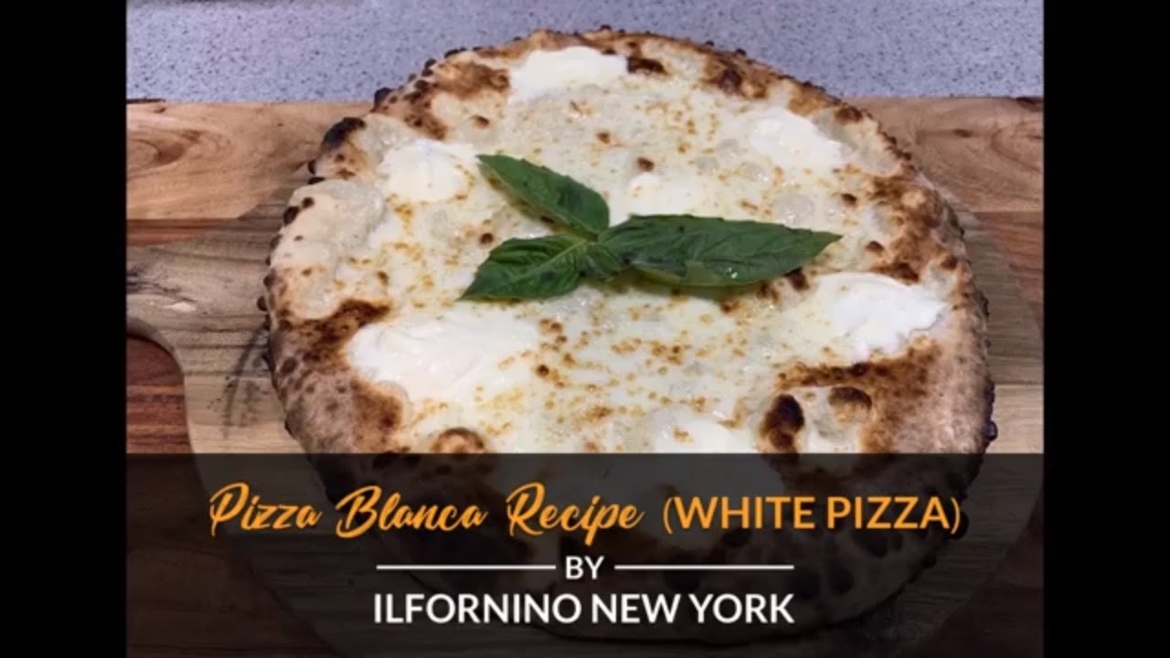 How to make Pizza Blanca in a Wood Fired Pizza Oven - White Pizza Recipe by ilFornino