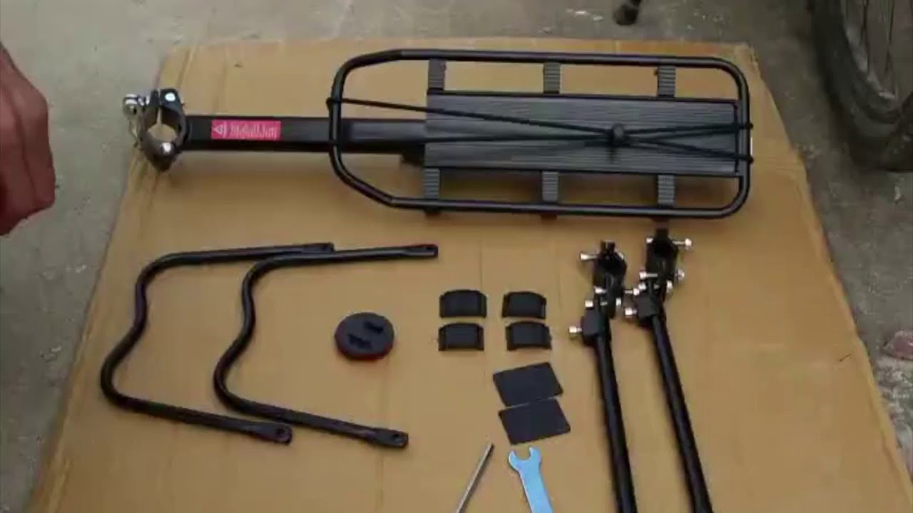 Bike Cargo Rack Max Load 50 kg Adjustable Reflective