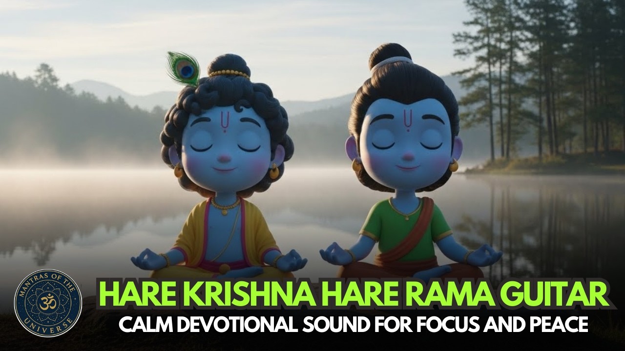 Hare Krishna Hare Rama Guitar Song Lofi | Soft Guitar Lofi Mantra For Deep Relaxation