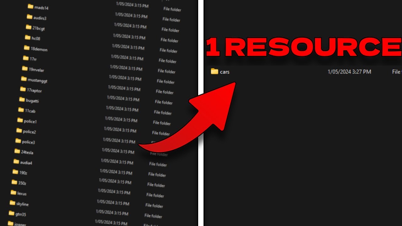 How to Combine Multiple Addon Cars into 1 Resource! (FiveM)