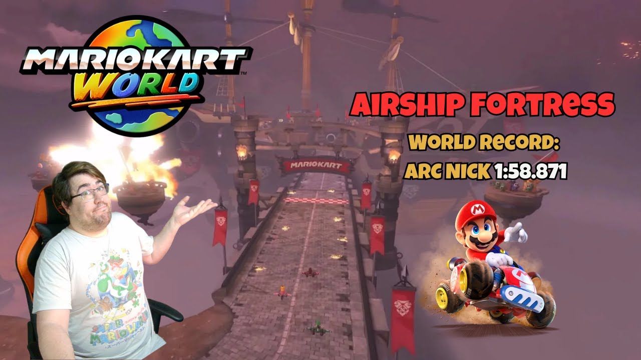 🕒 World Record su Fortezza Volante! | Prova a Tempo Mario Kart World [Switch 2]