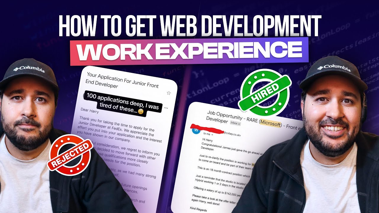 How to get Web Development Work Experience