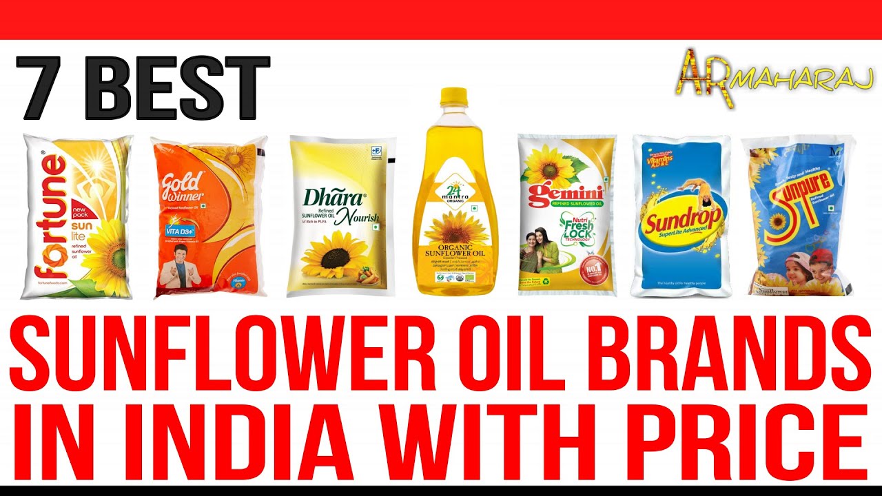 Top 7 Best Sunflower Oil Brands in India with Price | Best Sunflower Oil for Cooking