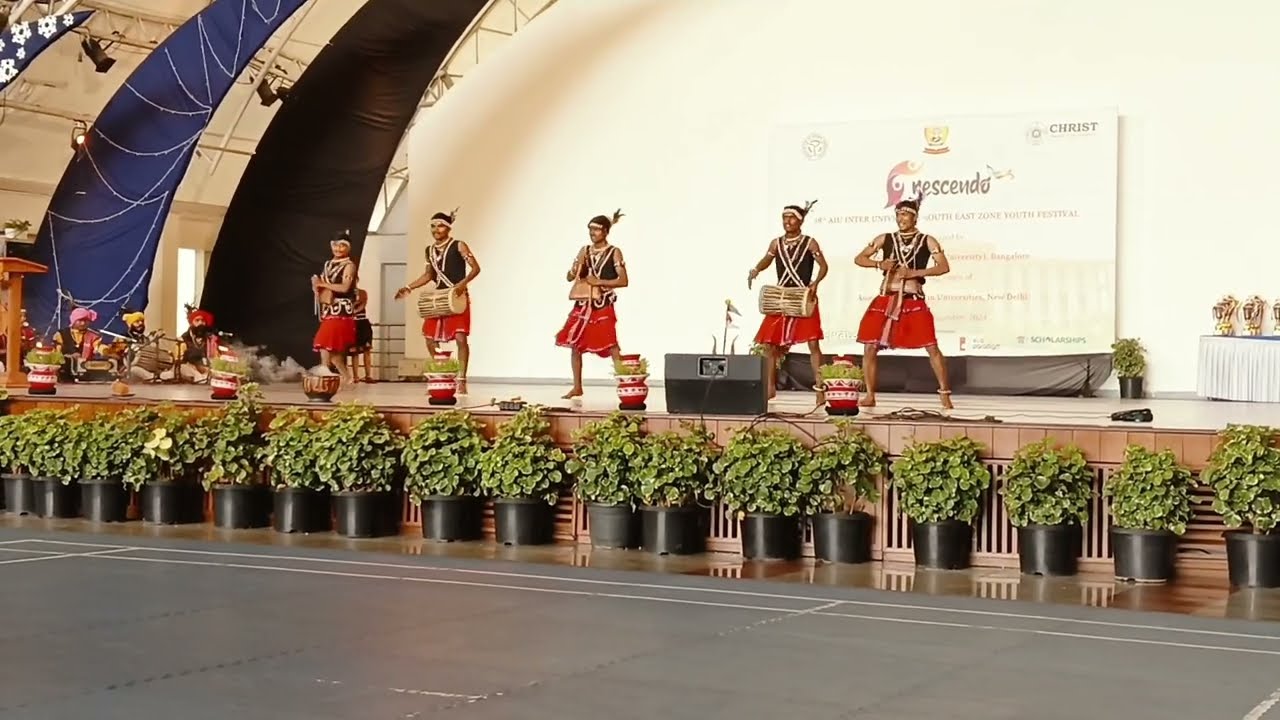 1st Hemchand Yadav University Durg c.g. youth festival zonel level Christ University Bangalore 2024