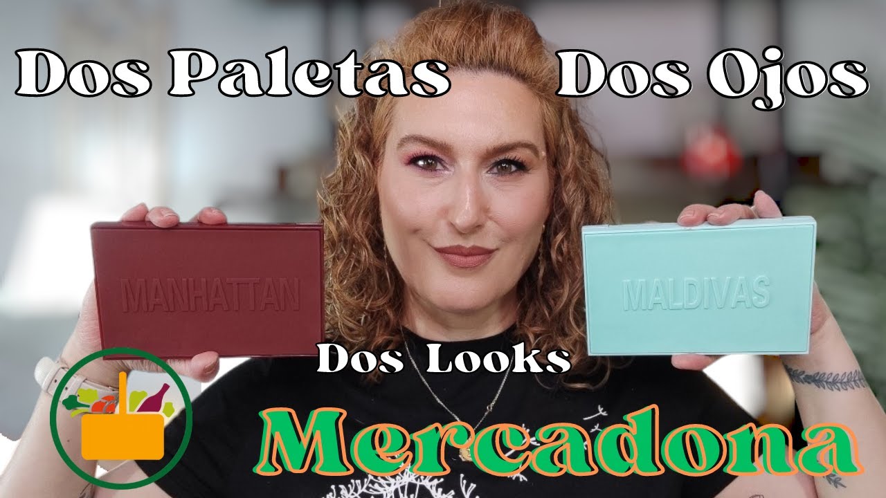 DOS PALETAS//DOS OJOS// DOS LOOKS ✨MERCADONA✨ Manhattan y Maldivas.