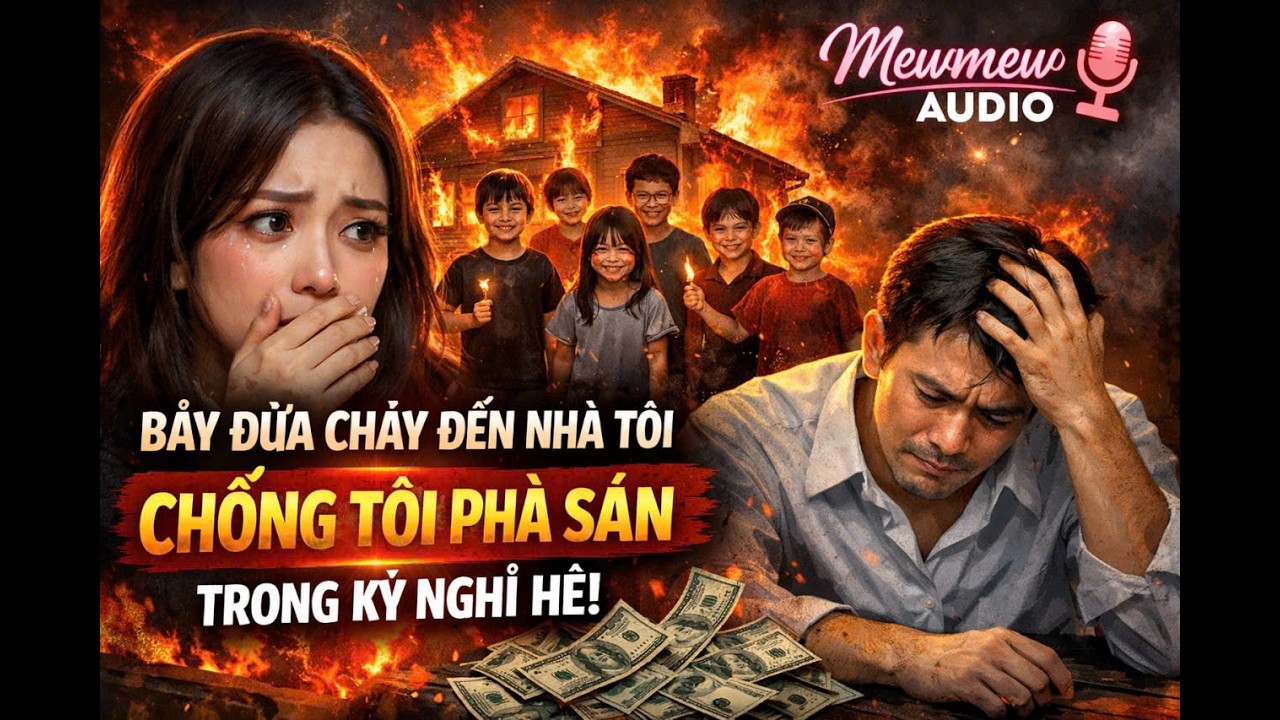 [Truyện Audio] Bảy đứa cháy đến nhà tôi, chồng tôi phá sản trong kỳ nghỉ hè | Mewmew Audio