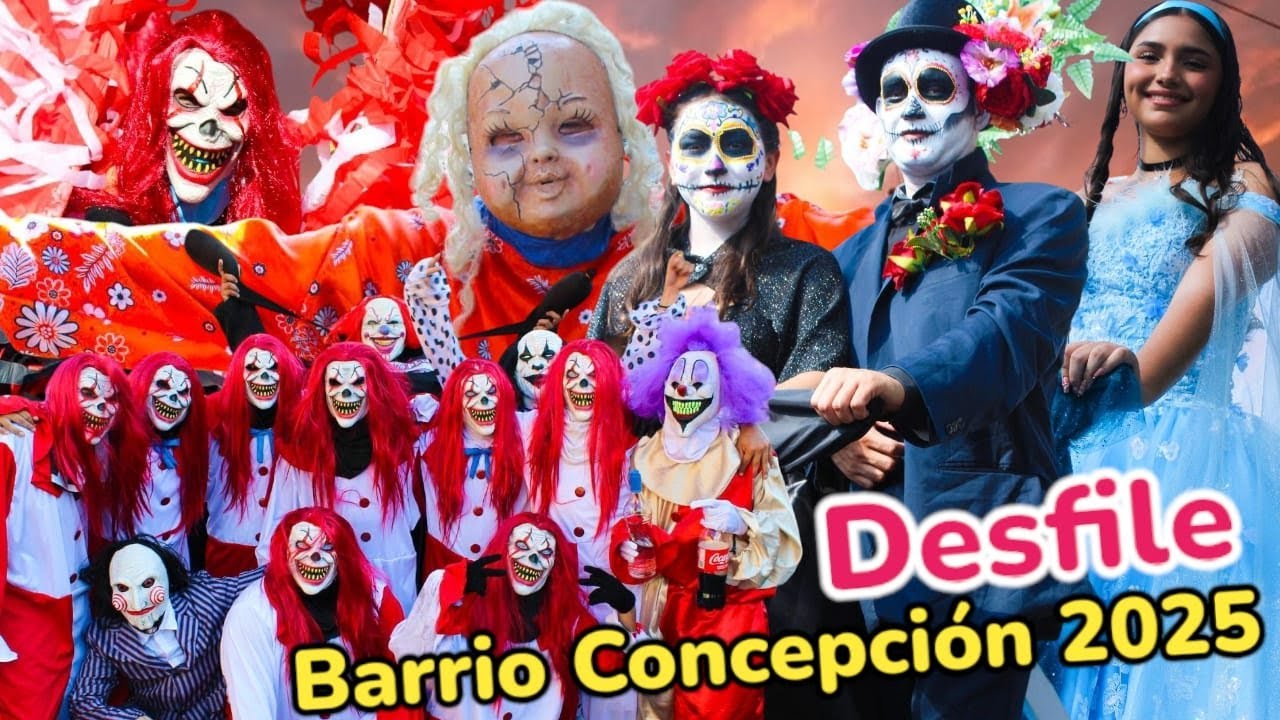 Desfile de Enmascarados en Barrio Concepción Dulce Nombre de María Chalatenango #elsalvador