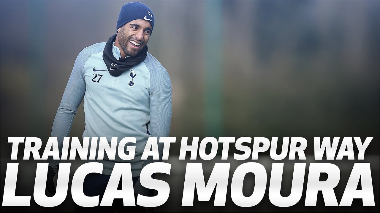 LUCAS MOURA TRAINS AT HOTSPUR WAY