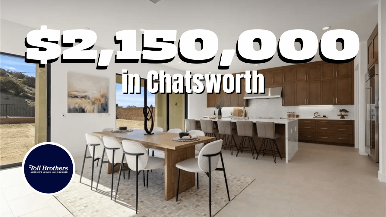 Inside a New Construction Home in Chatsworth | Toll Brothers Beryl Modern Farmhouse