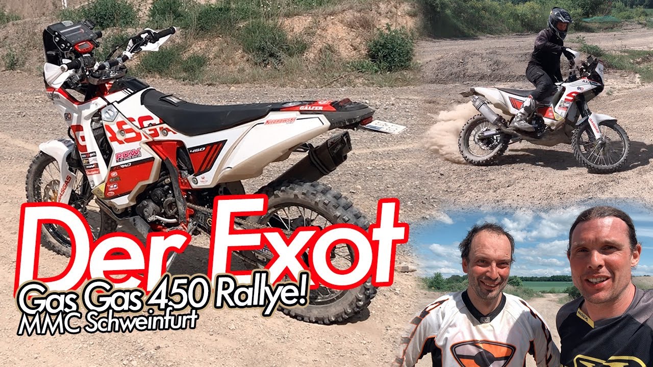 Spanische Rallye-Waffe Modelljahr 2013, Vorstellung der Gas Gas EC 450 Raid mit WR 450 Yamaha Motor