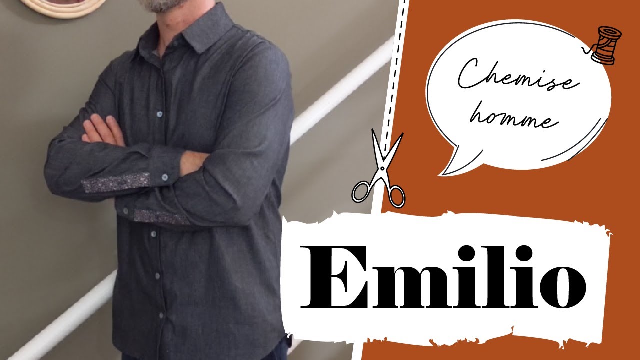 COUDRE une CHEMISE pour HOMME ! La Chemise Emilio