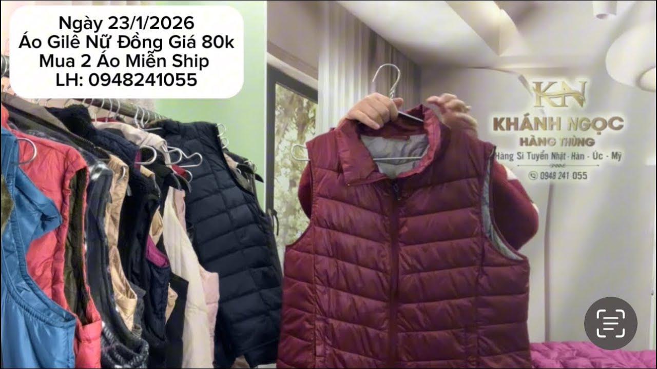 [23/1] XẢ KHO ÁO GILÊ NỮ NHẬT / ĐỒNG GIÁ 80k/ LH: 0948241055