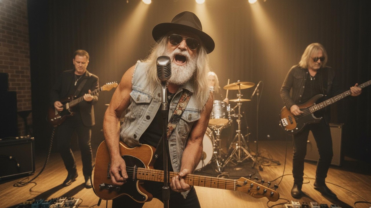 Led Zeppelin, Deep Purple, ZZ Top, ACDC, Jimi Hendrix 🎸🔥 Classic Rock Blues Guitar & Gritty Voices