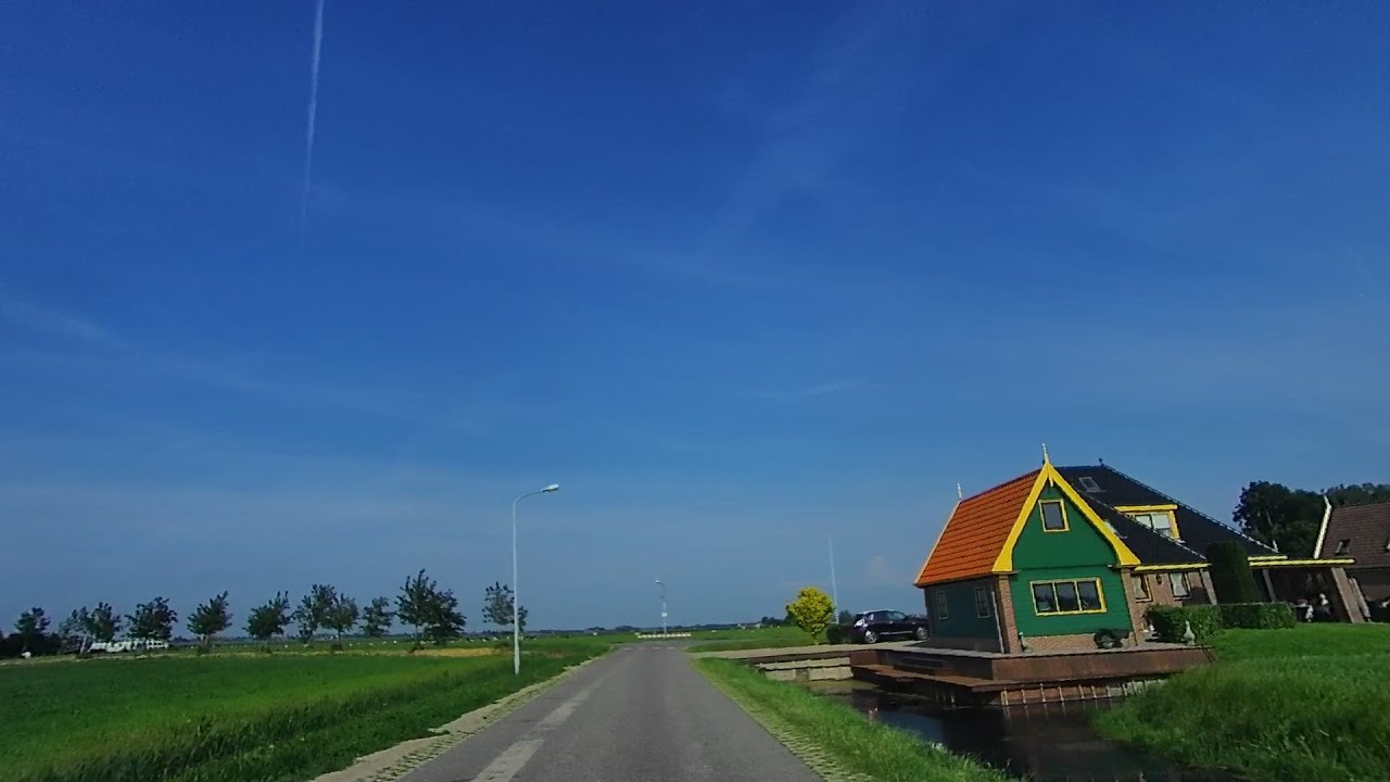Touring through West-Friesland, Noord-Holland, The Netherlands