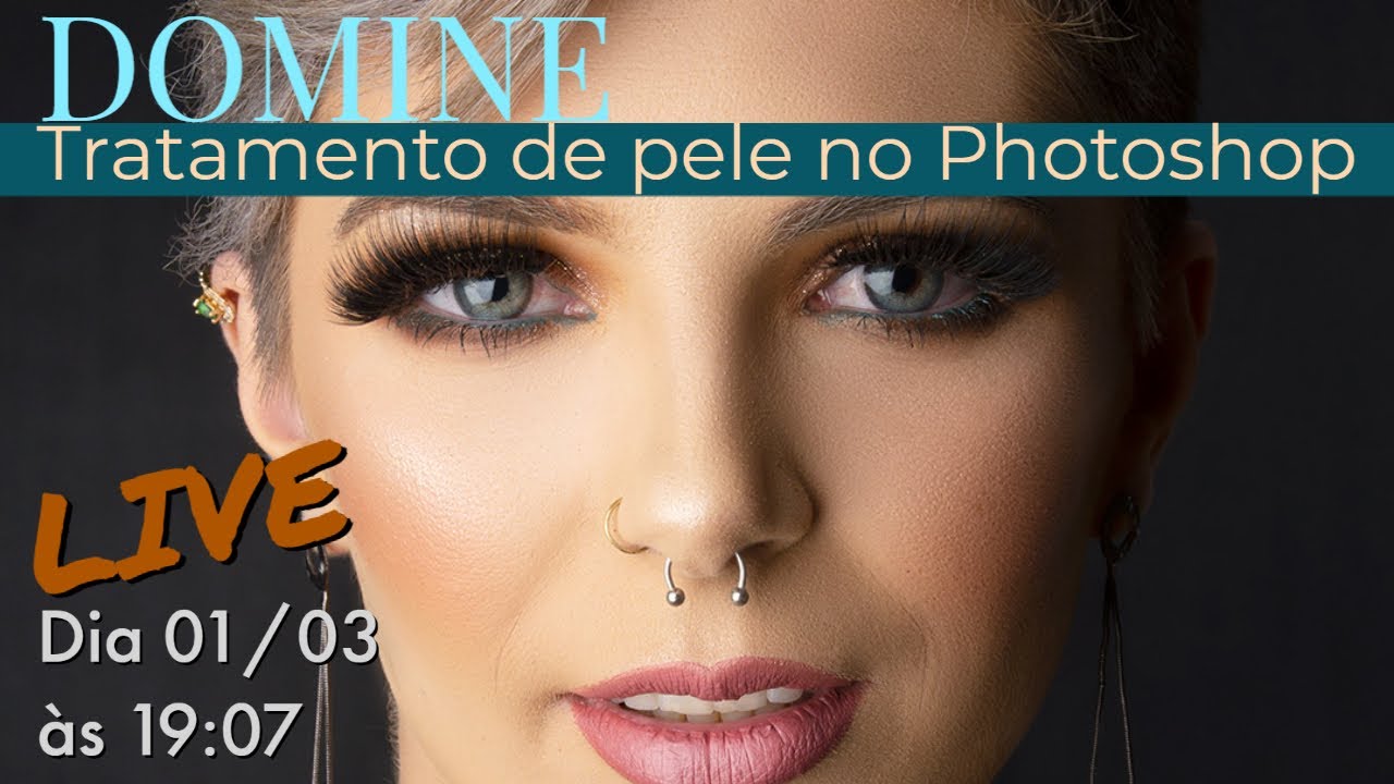 Domine o tratamento de pele no Photoshop.