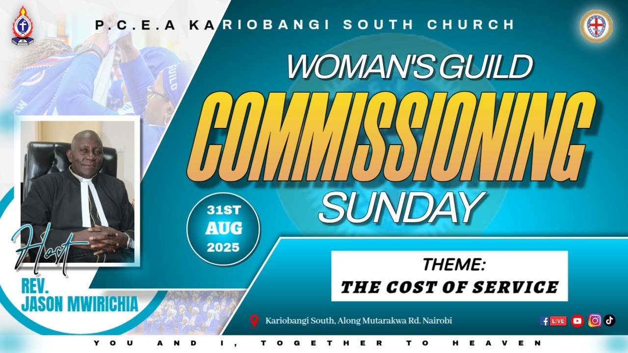 WOMAN'S GUILD COMMISSIONING SERVICE | 31ST AUGUST 2025.