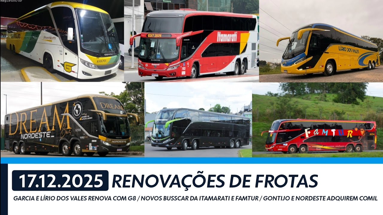Обновление автопарка: Гарсия с G8 - Новые автобусы Comil Nordeste и Gontijo - Itamarati приобрета...