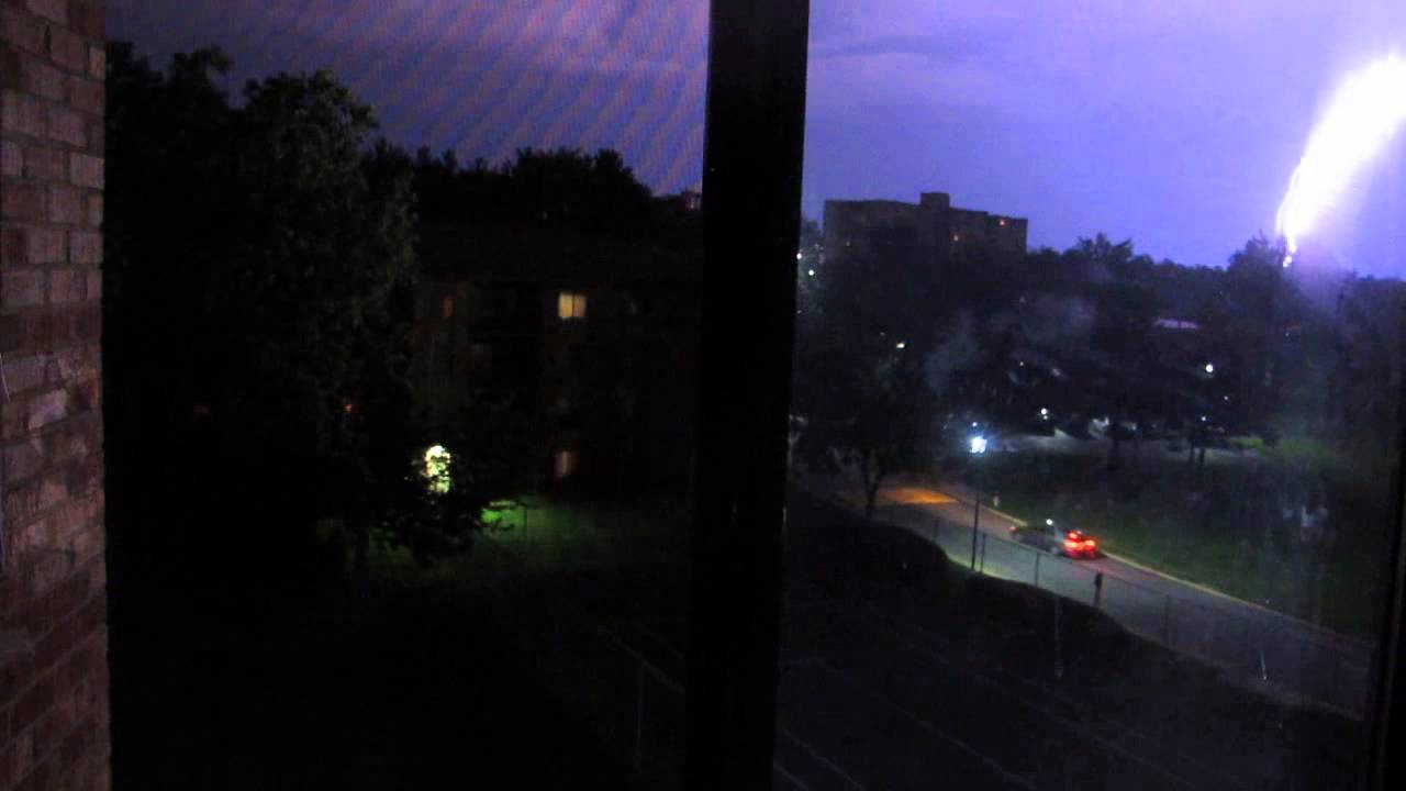 Severe Thunderstorm June 2015 from my window