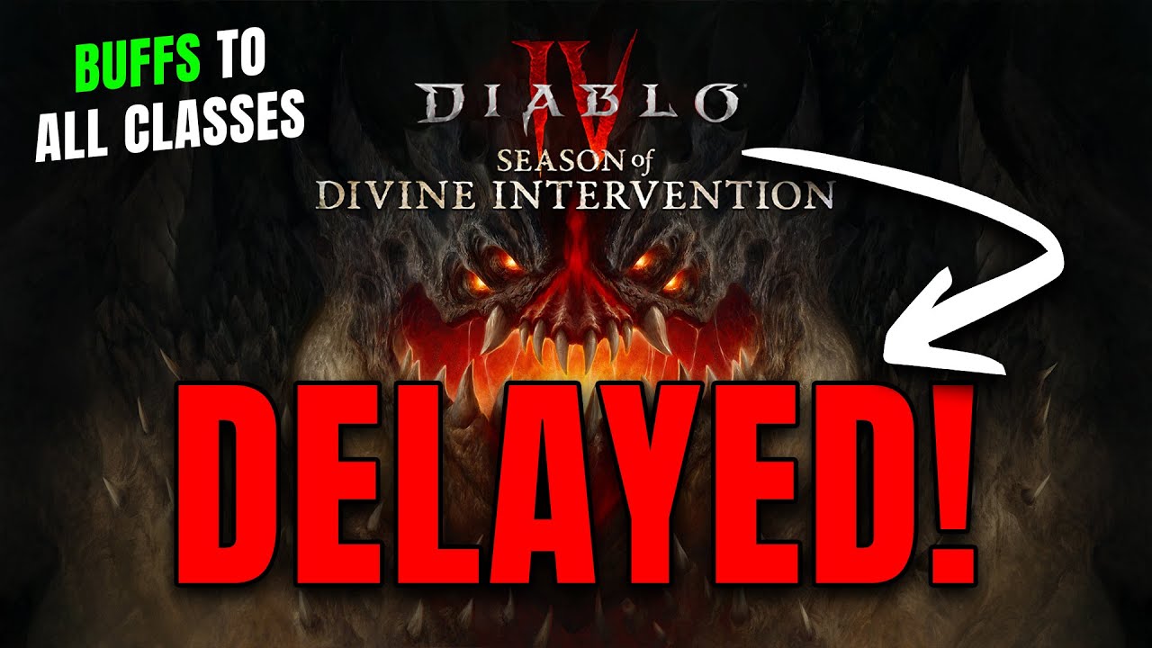 Diablo 4 SEASON 11 DELAYED + HUGE BUFFS TO ALL CLASSES