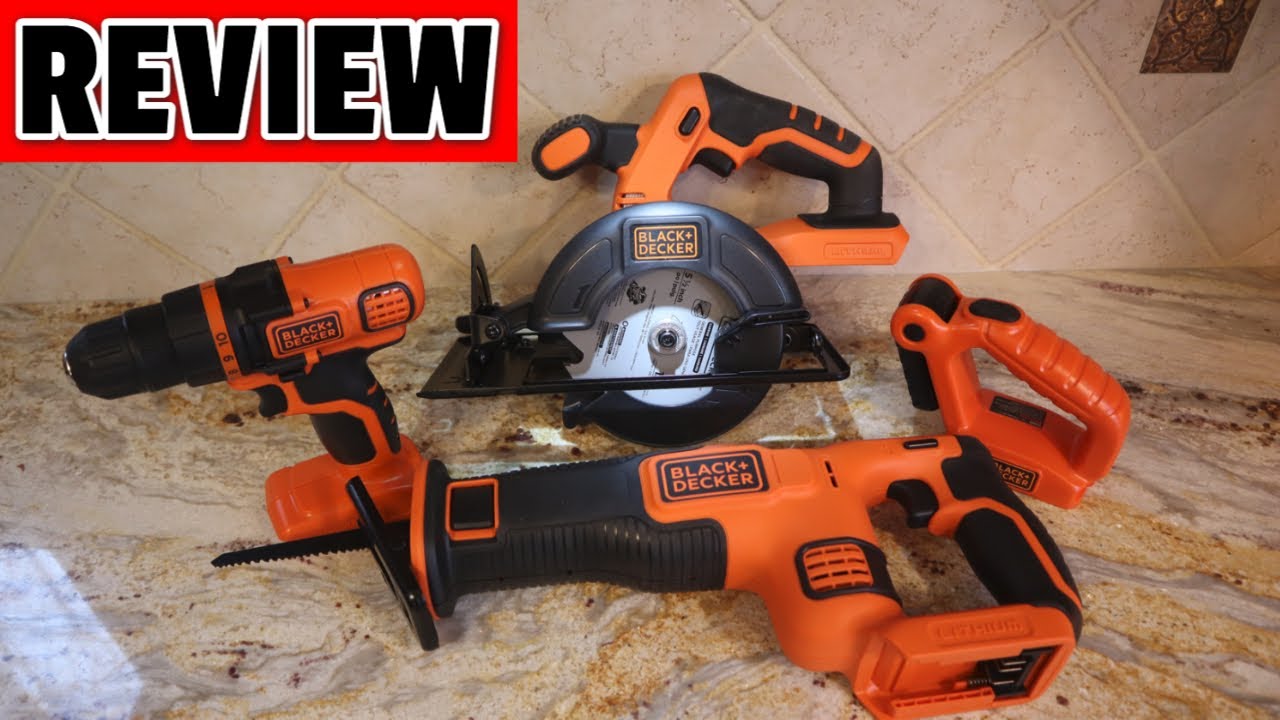 Black + Decker Combo Drill, Circular Saw, Reciprocating Saw and Light Set - Amazon Product Review