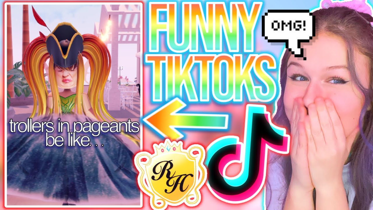 РЕАКЦИЯ НА ЗАБАВНЫЕ РОЯЛЬ-ХАЙ-ТИКТОКИ! ROBLOX Royale High: смешные вирусные моменты