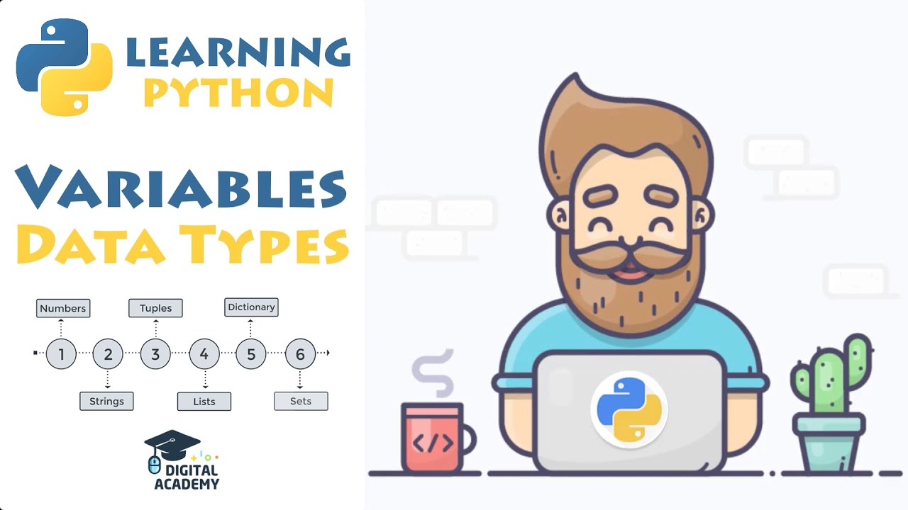 DATA TYPES in Python (Numbers, Strings, Lists, Dictionary, Tuples,  Sets) - Python for Beginners