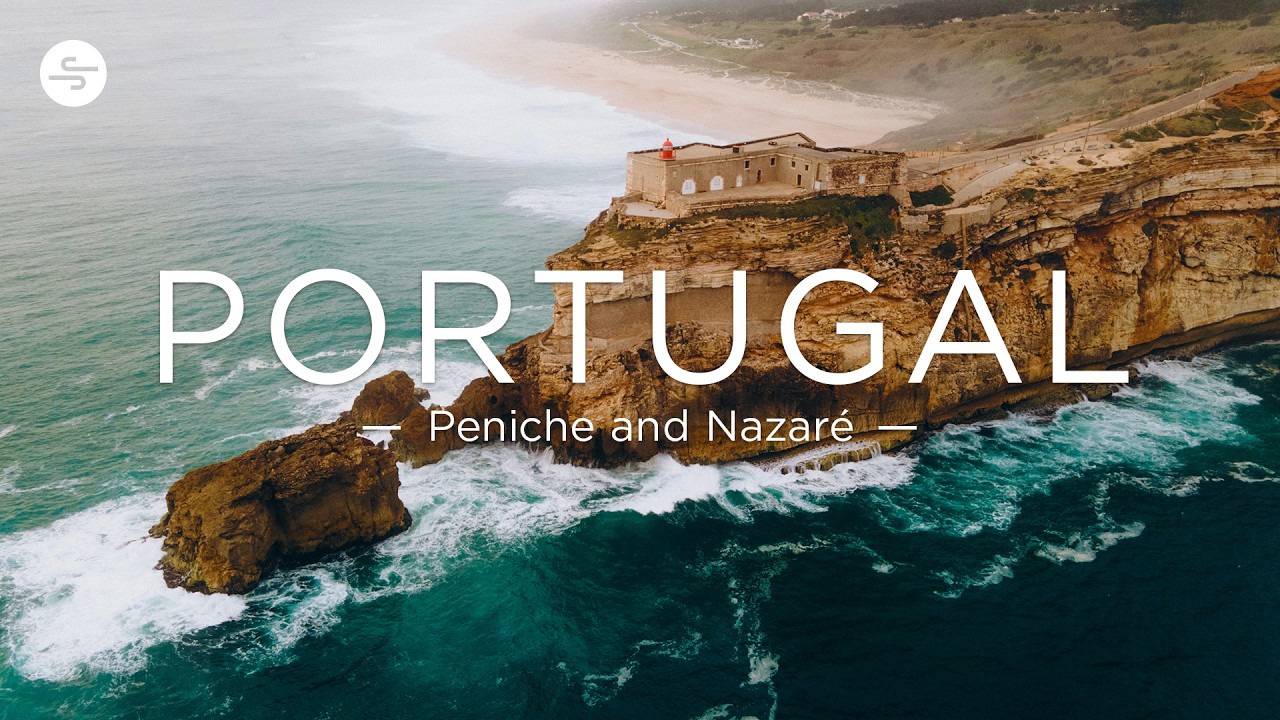 [4K UHD] Nazaré Big Waves + Peniche Beach | Portugal 🇵🇹 Surf Drone Film & Ambient Chillout Music