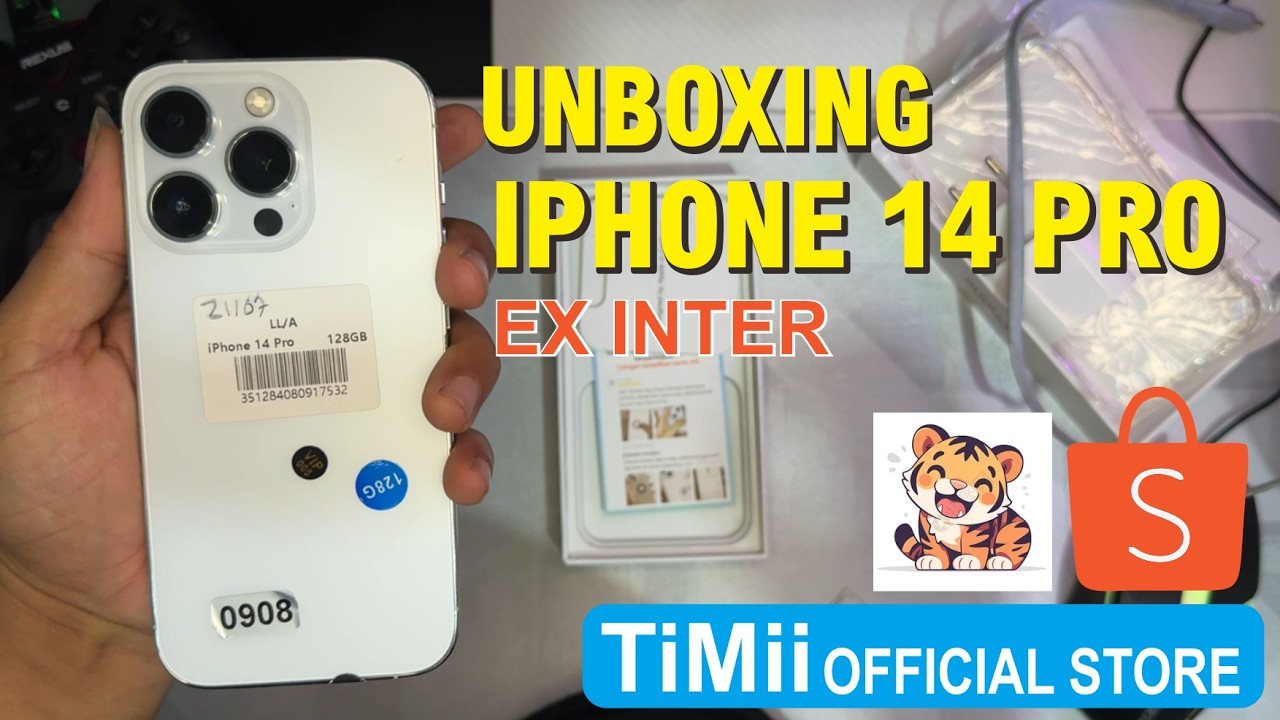 UNBOXING IPHONE 14 PRO TiMii OFFICIAL STORE SHOPEE
