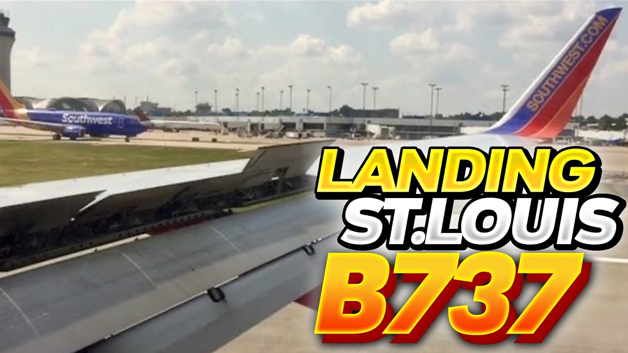 Landing At Lambert- St. Louis International Airport (STL)- Southwest Airlines (HD) (60FPS)