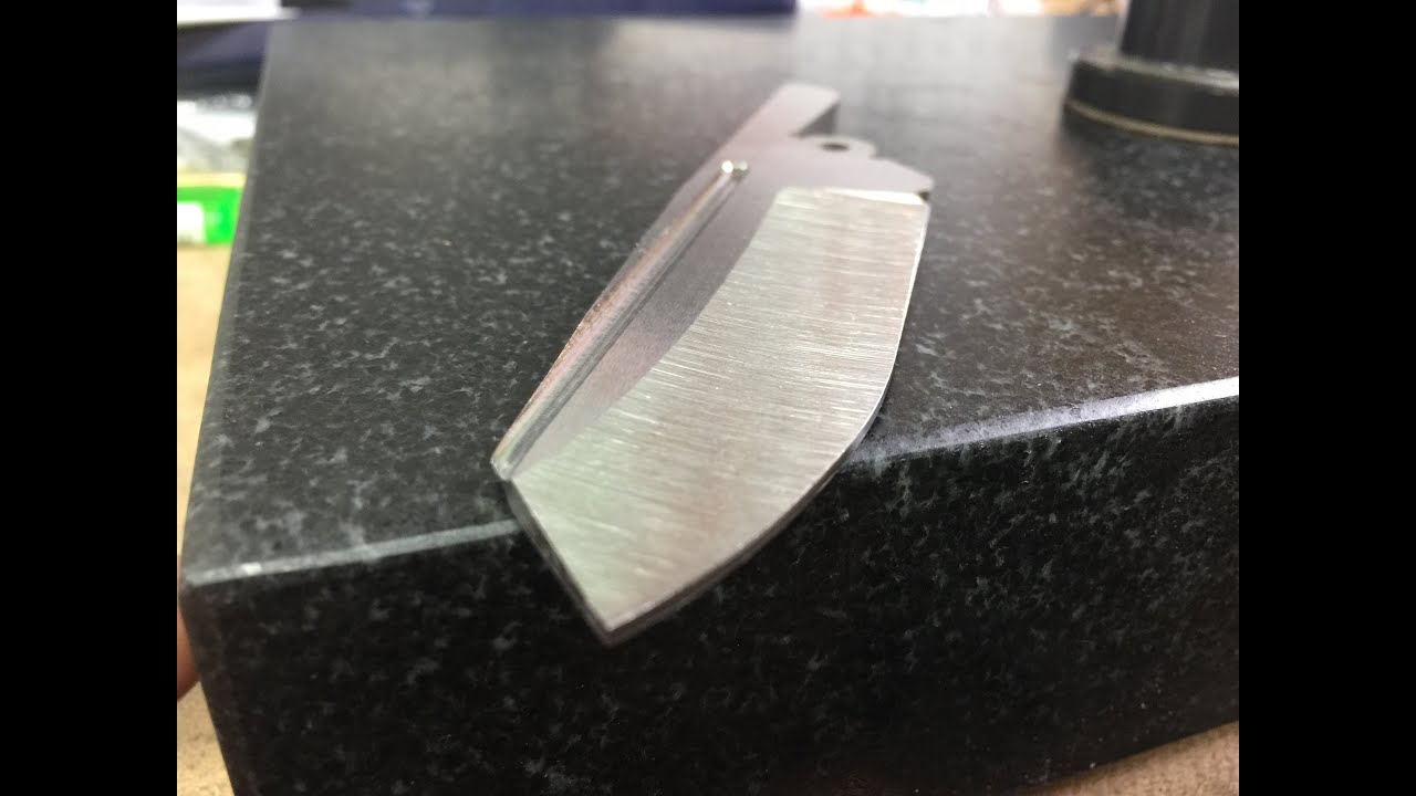 How to hollow grind a knife. Part 2 rough grinding