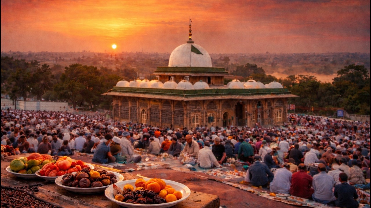 SHAH E ALAM DARGAH AHMEDABAD IFTAAR