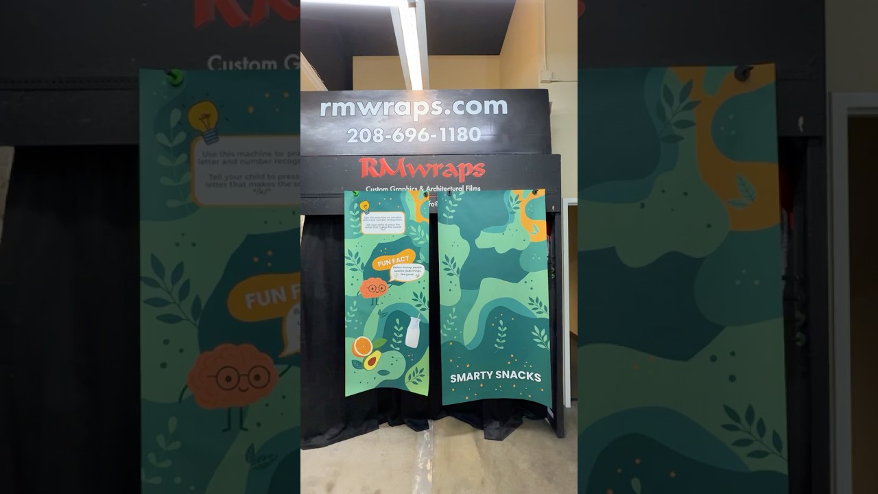 DIY Custom Printed Vinyl Vending Machine Wraps