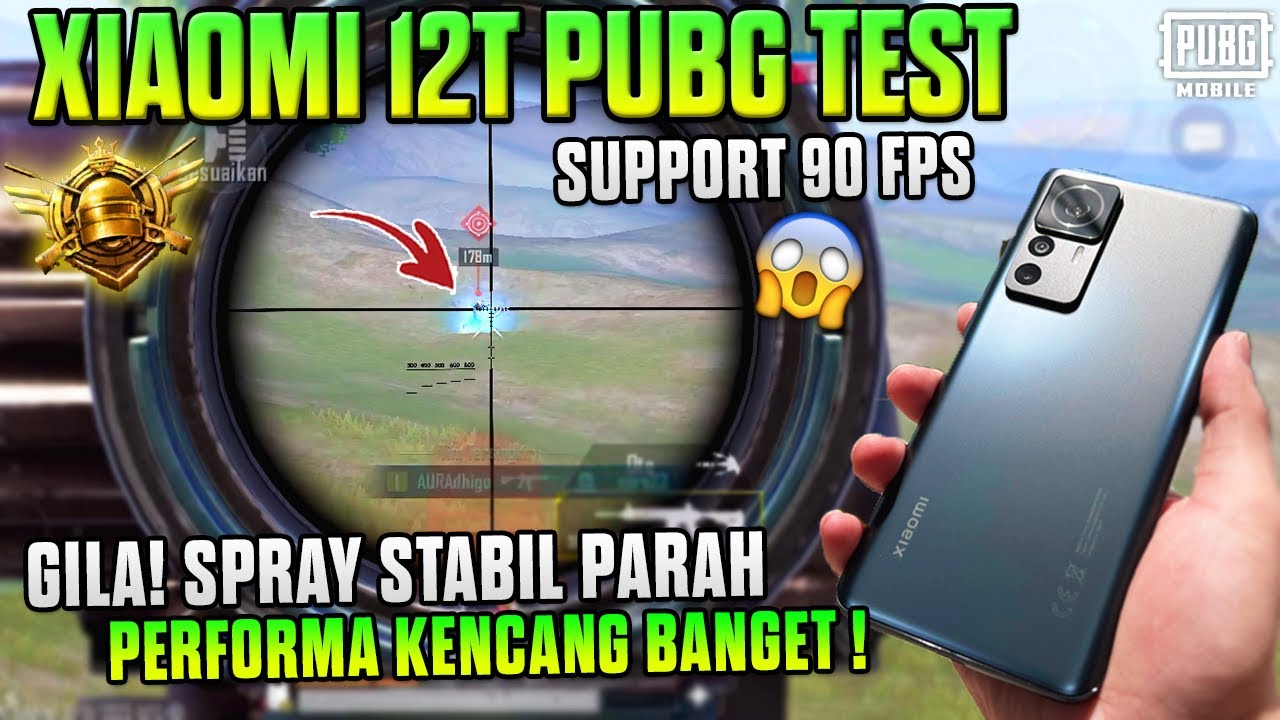 Xiaomi 12T PUBG Test Graphics 90 FPS🔥Xiaomi mi 12T Gaming test PUBG 90 FPS-Gameplay Handcam PUBG #33