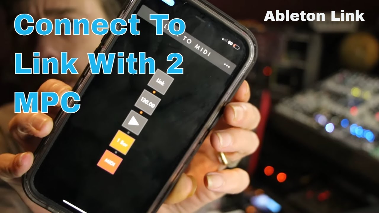 mpc setup for ableton link - wireless sync 2 or more mpc