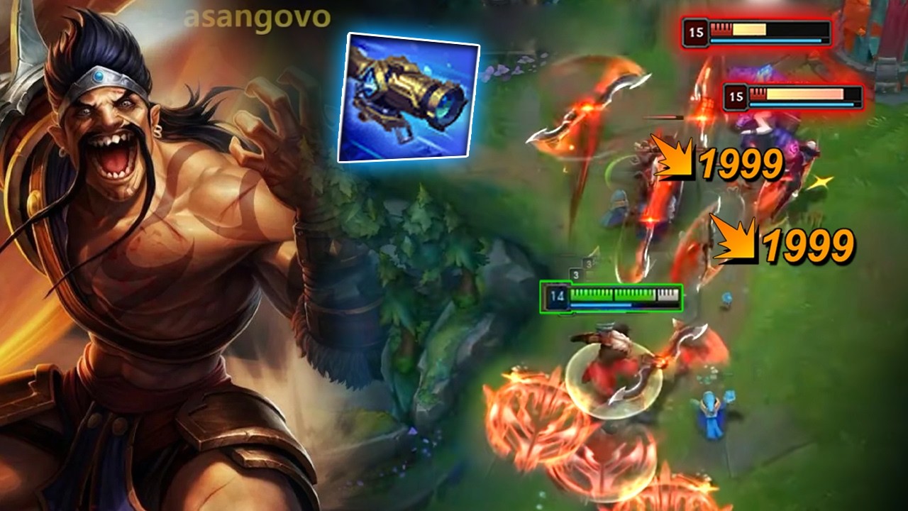Rank 1 Draven : Taking Over Super Server at 1000LP Match - Engsub ( vs Vlad, Caitlyn )
