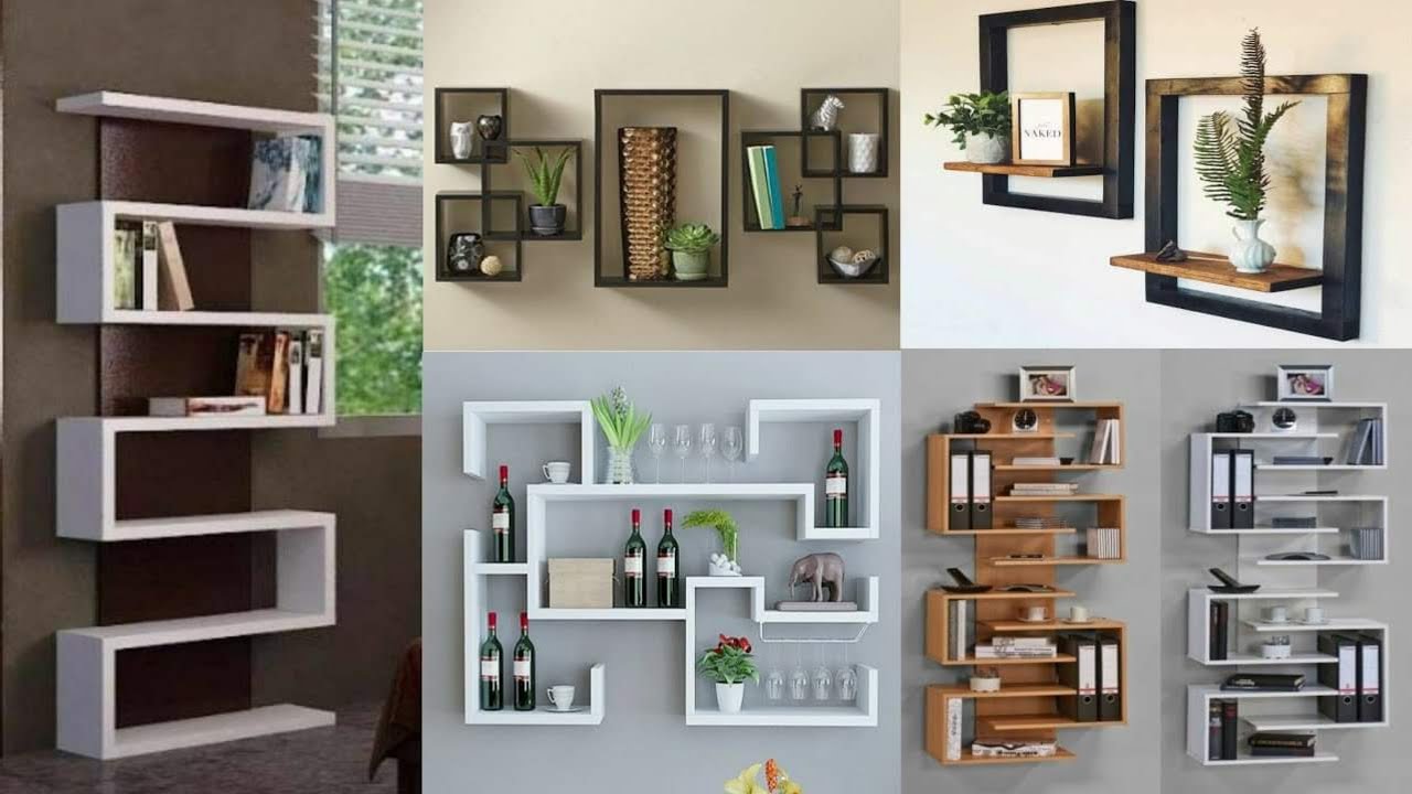 اكثر من ١٠٠ تصميم ديكورات رفوف خشبية فريدة و مميزة للمنازل العصرية | تصميم رفوف خشبية للحائط ٢٠٢٢