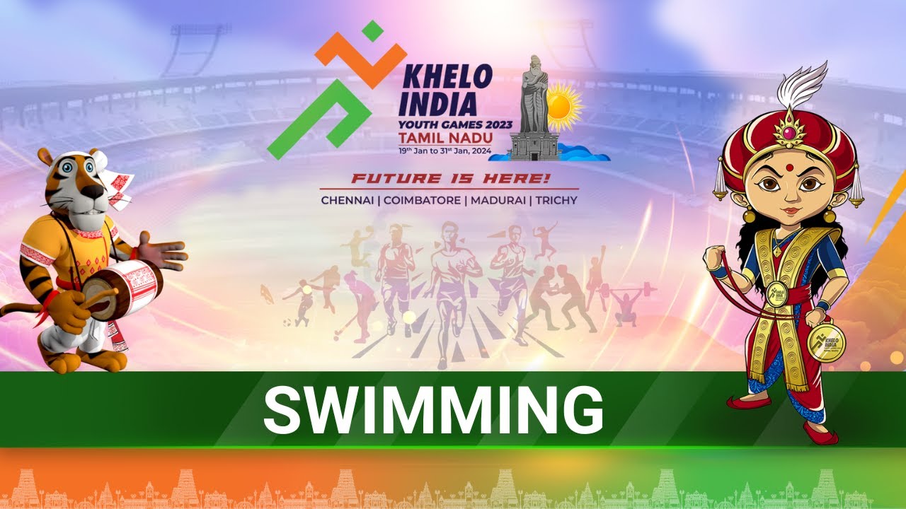 LIVE Swimming - Khelo India Youth Games 2023