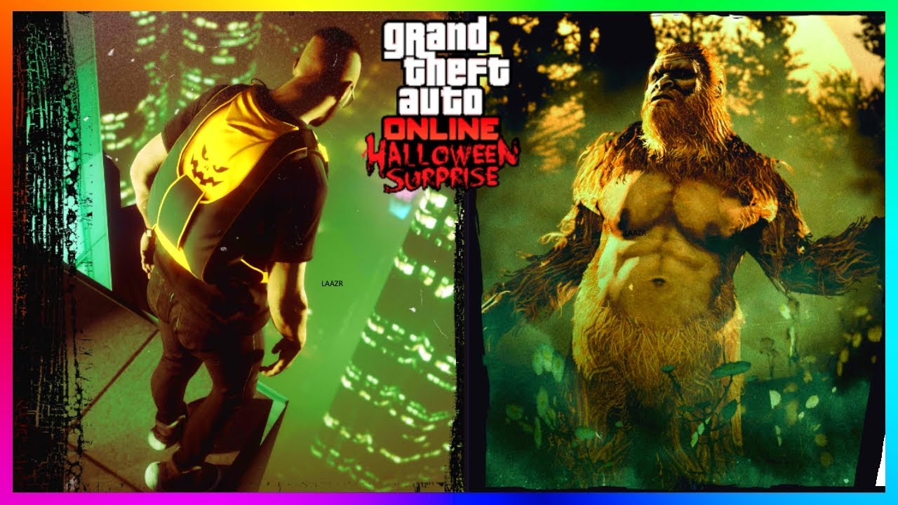 UNLOCK Bigfoot Outfit, NEW Halloween Event, PUMPKIN BAG, Sasquatch, GTA 5 2025 (GTA Online Update)