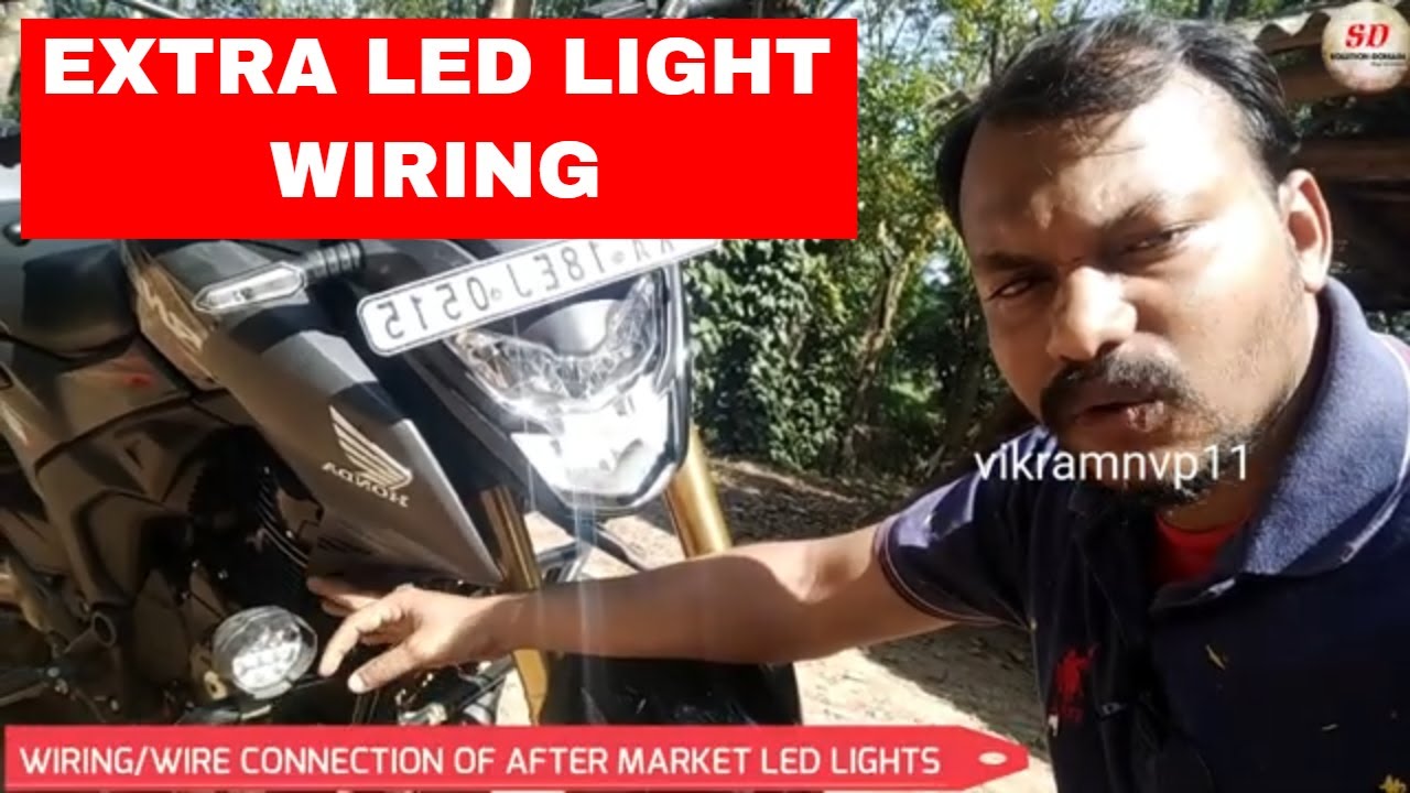 honda hornet 2 0 extra led lights | honda hornet 2.0 after market led light wiring