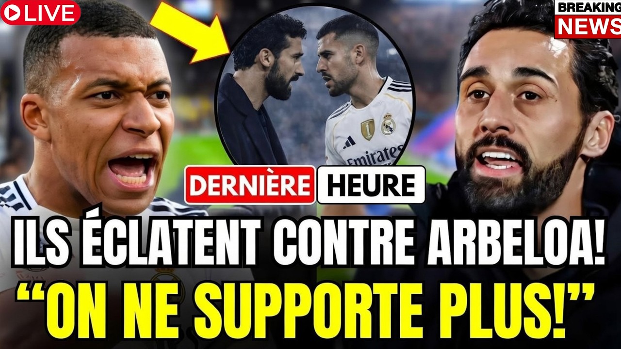 CRISE INTERNE AU MADRID : DEUX JOUEURS EXPLOSENT CONTRE ARBELOA / Real Madrid aujourd'hui