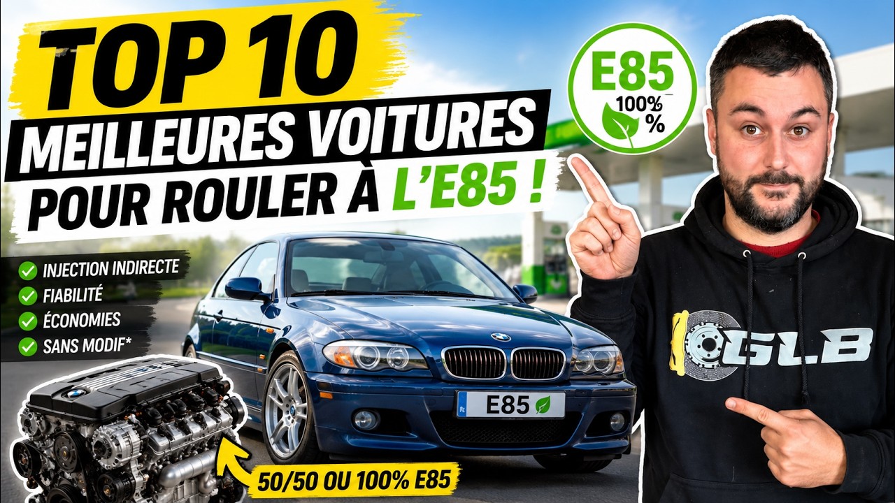 TOP 10 des MEILLEURES voitures pour rouler &agrave; l'E85 ( Ethanol )!