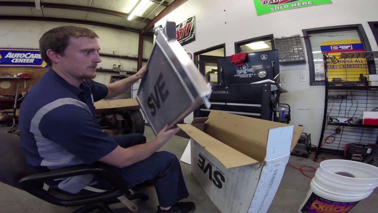SVE Radiator Install on my 1995 mustang